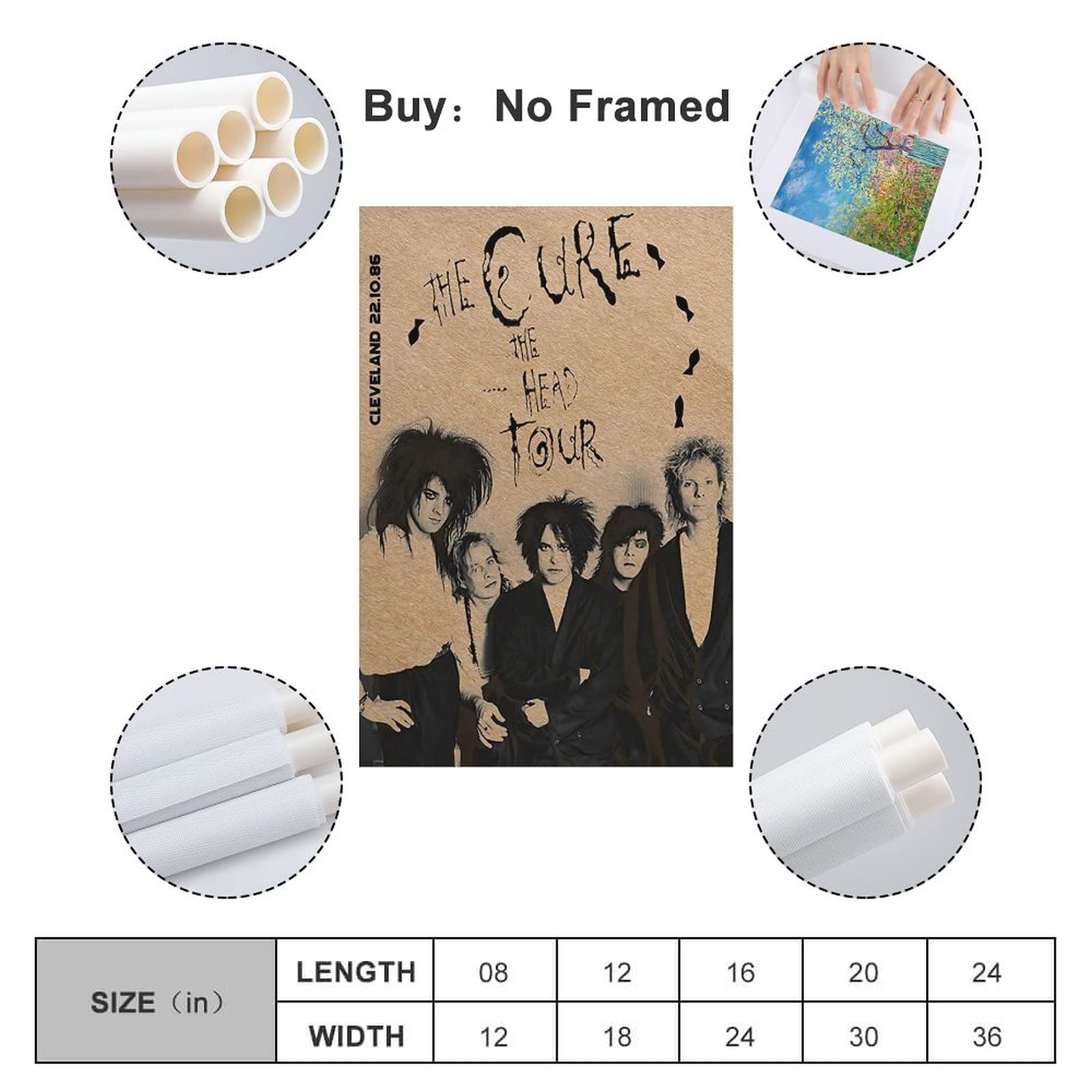 Amazon.co.jp: RULING The Cure 1985年コンサート ロックバンド